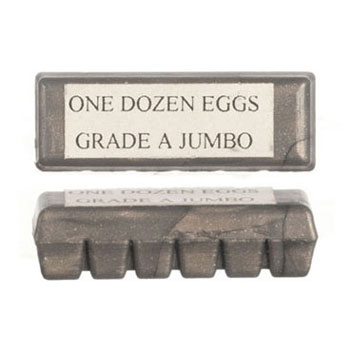Dollhouse Miniature Egg Cartons, 2